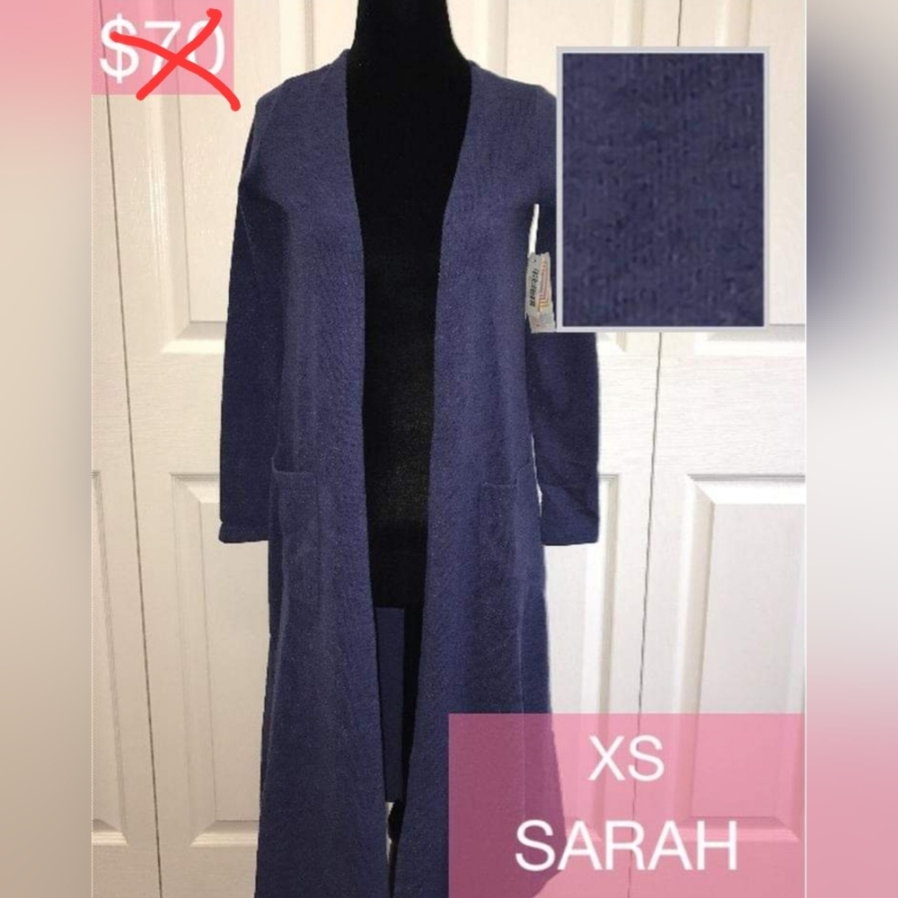Lularoe Blue Sarah Sweater XS